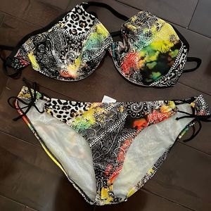 BODY GLOVE UNDERWIRE BIKINI SZ XL